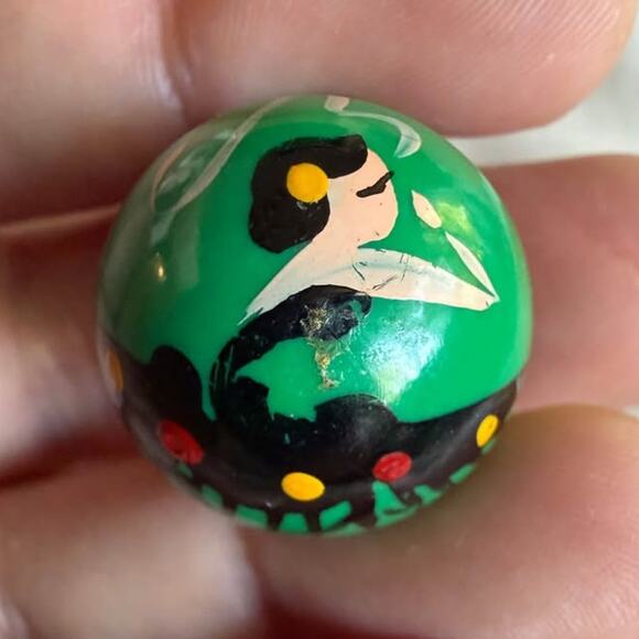 Vintage Molinard Habanita Concréta Perfume Balm | Hand Painted | Made in France - Picture 1 of 6